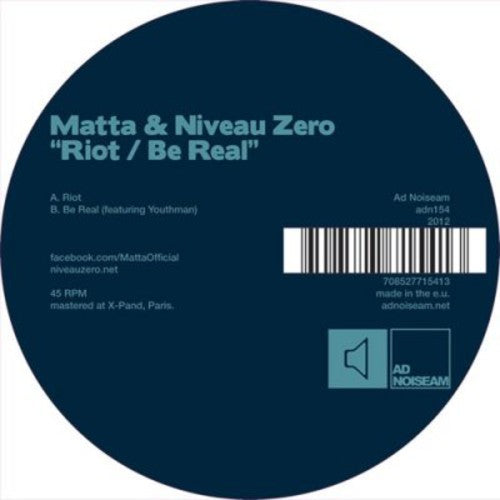 Matta & Niveau Zero - Riot / Be Real - Vinyl Record