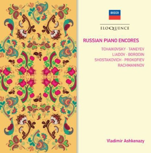Ashkenazy,vladimir - Russian Piano Encores - Music CD