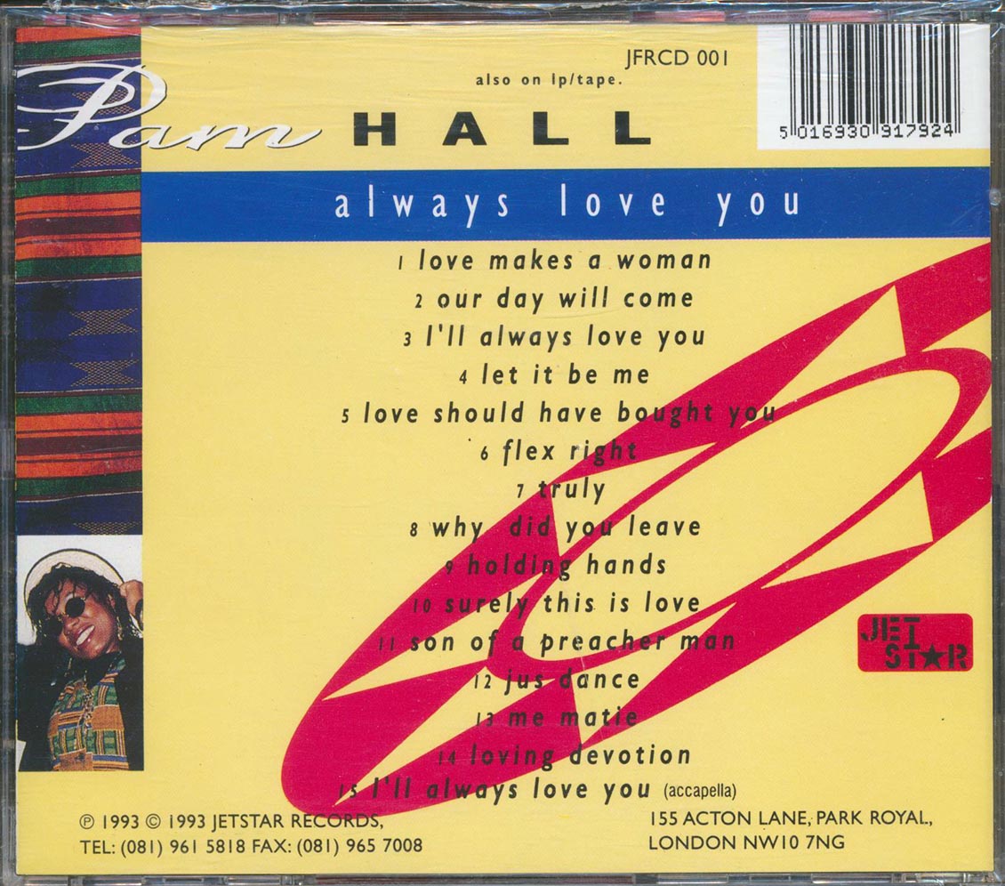 Pam Hall - Always Love You Music CD