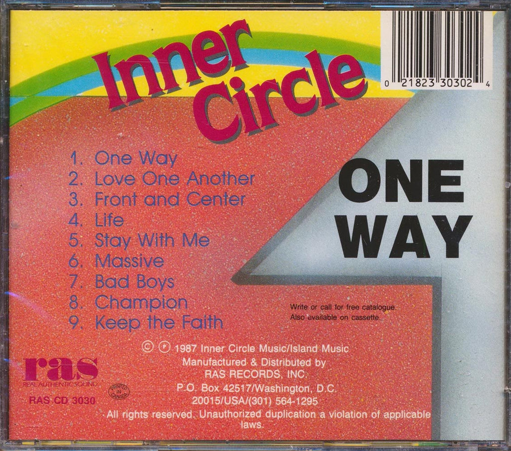 Inner Circle - One Way (Includes 'Bad Boys') (marked/ltd stock) Music CD