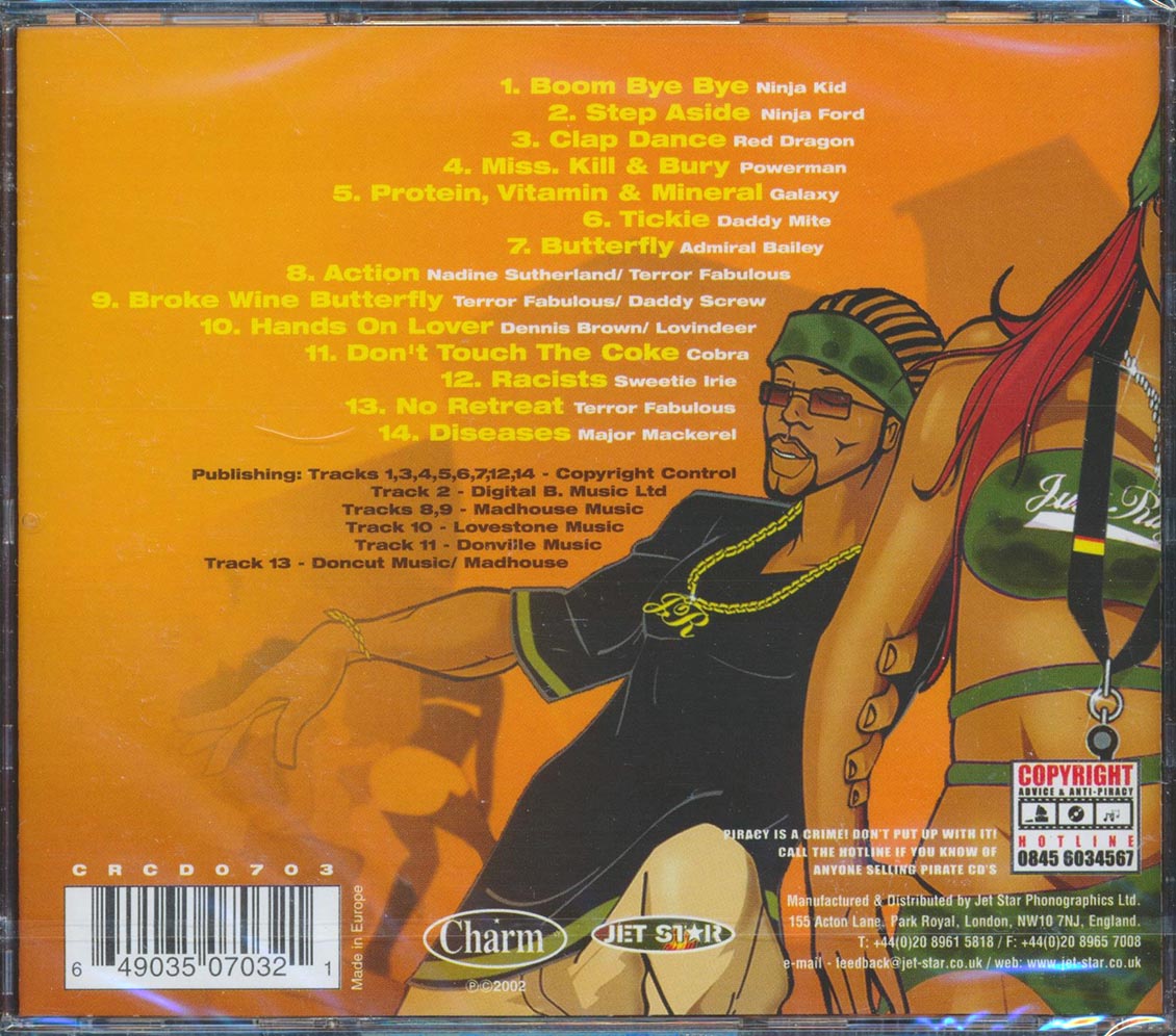Admiral Bailey, Red Dragon, Major Mackerel, Etc. - Just Ragga Volume 3 Music CD
