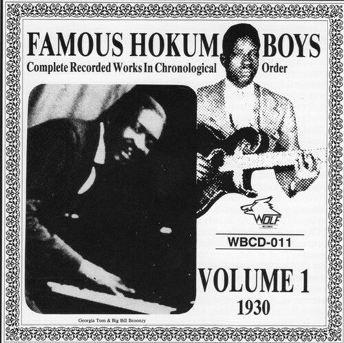 Hokum Boys - 1930 Vol 1 - Music CD