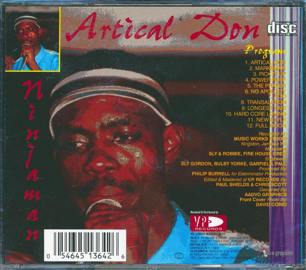 Ninjaman - Artical Don Music CD