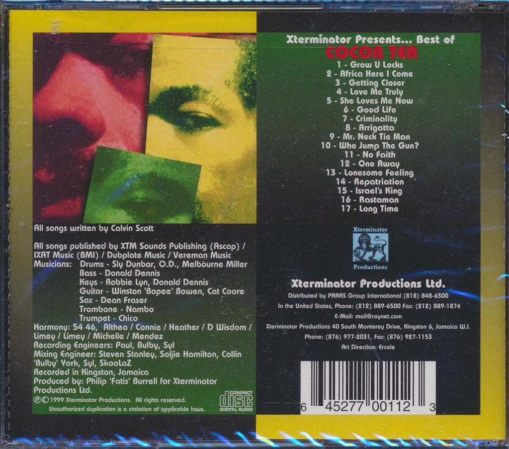 Cocoa Tea - Best Of Cocoa Tea Music CD