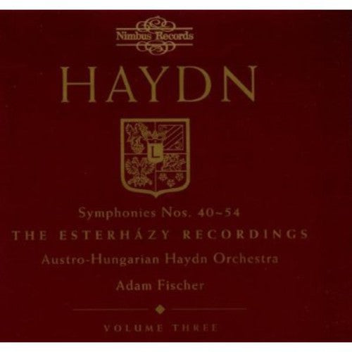 Haydn / Fischer / Austro-hungarian Haydn Orch - Symphonies 40-54 (v.3) - Music CD