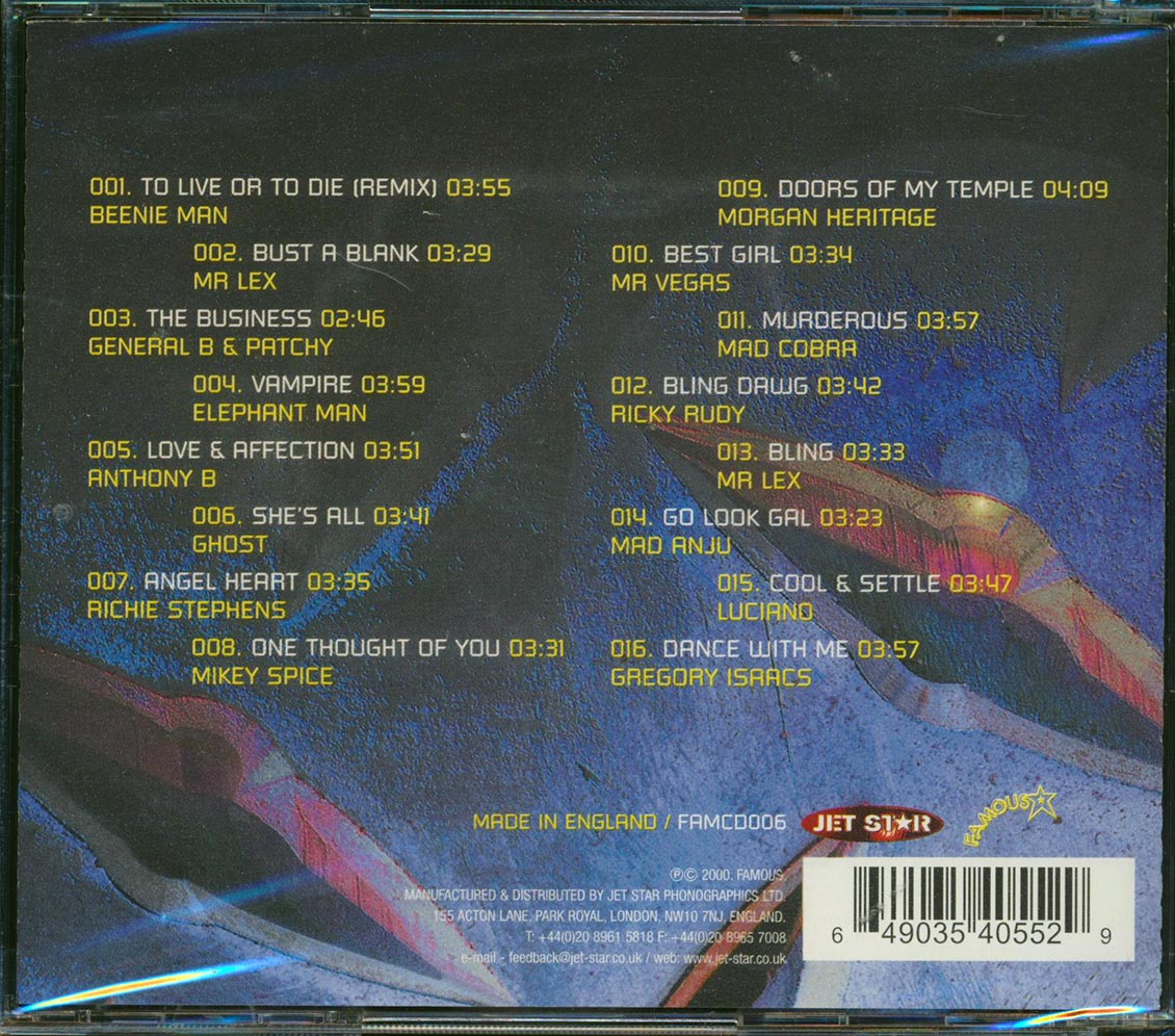 Morgan Heritage, Luciano, Gregory Isaacs, Etc. - Total Ragga 4 Music CD