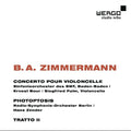 Zimmermann / Palm / Radio-sym-orch Berlin / Bour - Cello Concerto - Music CD