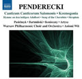 Penderecki / Pasichnyk / Wpo / Wit - Canitcum Canticorum Salomnis / Kosmogonia - Music CD