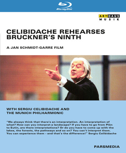 Bruckner / Celibidache / Munich Philharmonic - Celibidache Rehearses Bruckner's 9th - Blu-ray