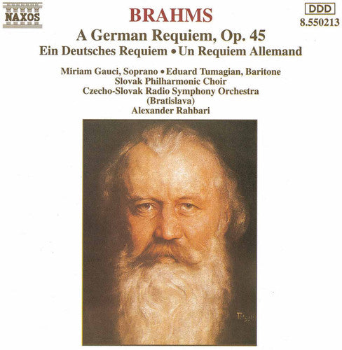 Brahms / Rahbari / Czecho-slovak Rso - German Requiem - Music CD