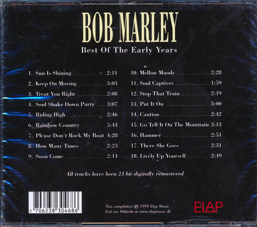 Bob Marley - Best Of The Early Years: Sun Is Shining (remastered) Music CD