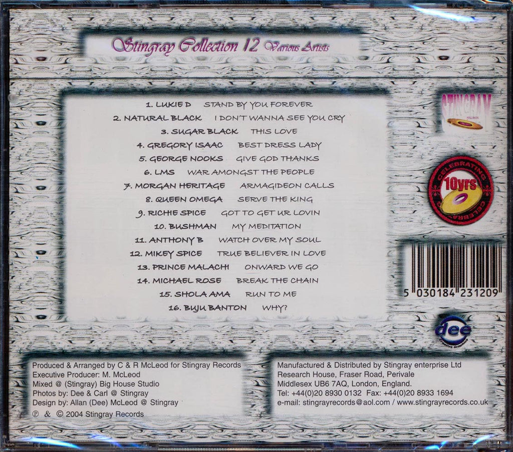 Michael Rose, Bushman, Morgan Heritage, Etc. - Stingray Collection Volume 12 Music CD