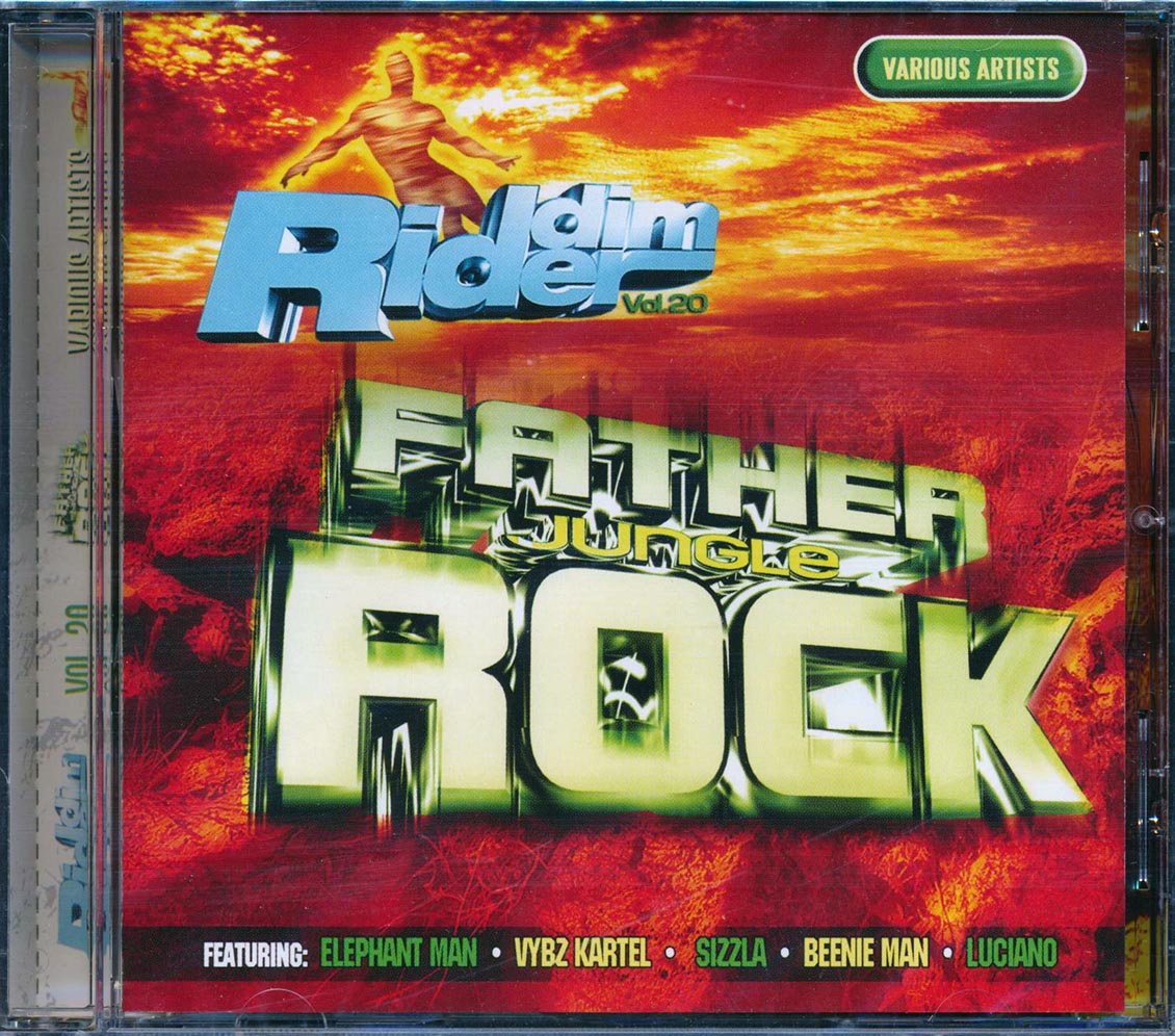 Sizzla, Luciano, Jr. Kelly, Etc. - Riddim Rider: Father Jungle Rock (Can't Satisfy Her Rhythm) (rhythm: "Father Jungle Rock/Can't Satisfy Her") (20 tracks) Music CD