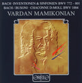 Manikonian - Bach Inventions & Sinfonias: Bwv 772-801 - Music CD