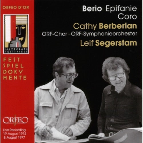 Berio / Berberian / Segerstam Orf So / Orf Chor - Epifanie Fur Orchester & Frauenstimme - Music CD