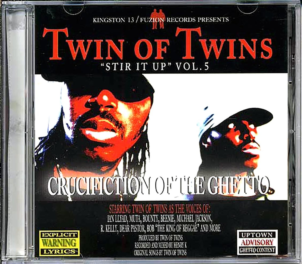 Twin Of Twins - Crucifiction Of The Ghetto: Stir It Up Volume 5 (23 tracks) Music CD