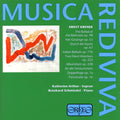 Krenek / Arthur,katherine / Schmiedel,reinhard - Ballad Of Railroads Op 98 / Four Songs Op 53 - Music CD