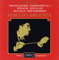 Mendelssohn / Strauss / Vienna So - Symphony 3 - Music CD