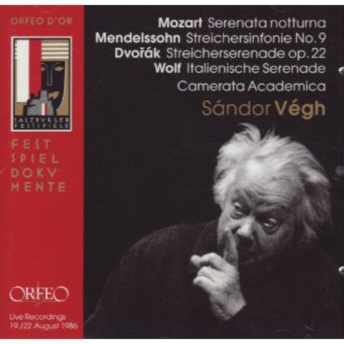 Mozart / Mendelssohn / Dvorak / Wolf / Vegh - Serenade In D Major / String Symphony - Music CD