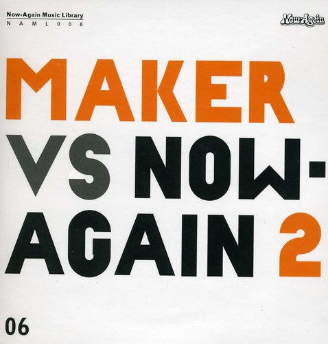 Maker - Maker Vs Now-again 2 - Music CD
