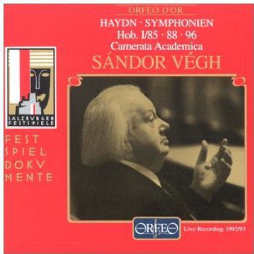 Haydn / Camerata Academica Salzburg / Vegh - Symphonien Live 92/93 - Music CD