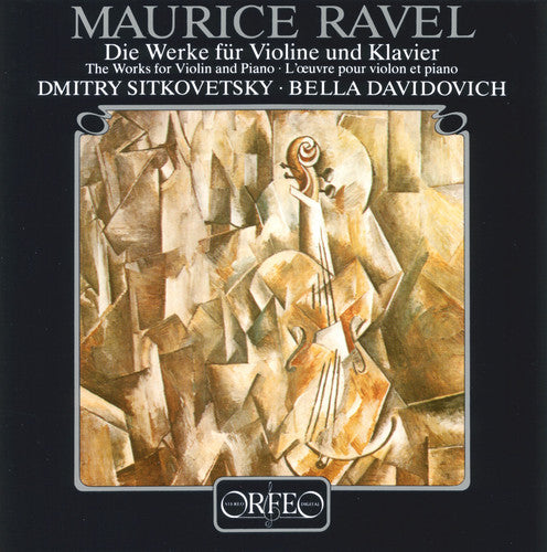 Ravel / Sitkovetsky / Davidovich - Works For Violin & Piano - Music CD