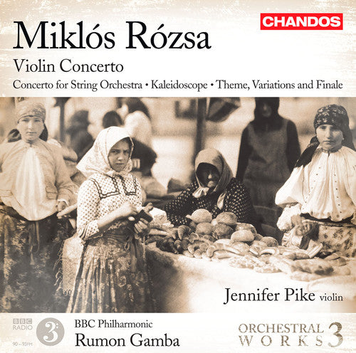 Rozsa / Pike / Bbc Philharmonic Orch / Gamba - Orchestral Works 3 - Music CD