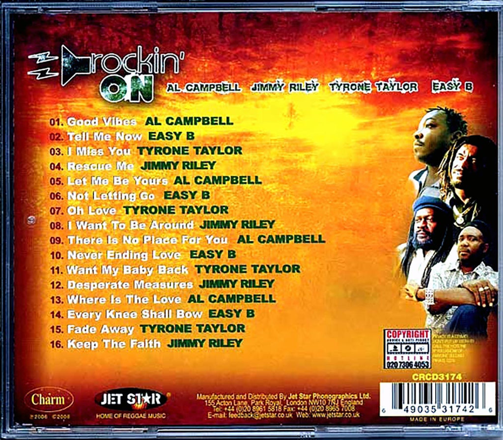 Al Campbell, Tyrone Taylor, Easy B, Jimmy Riley - Rockin On Music CD