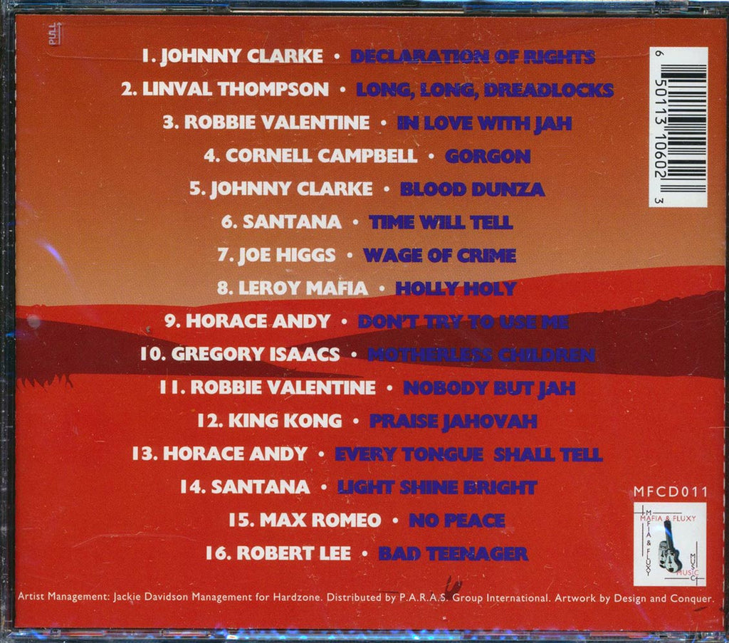 Linval Thompson, King Kong, Horace Andy, Johnny Clarke, Etc. - Mafia & Fluxy Present Roots & Culture Volume 1 Music CD
