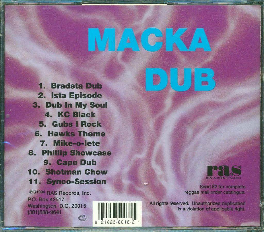 Aston Familyman Barrett, Carlton Barrett, Etc. - Macka Dub (marked/ltd stock) Music CD