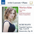 Schumann / Kim - Capricen Von Paganini Op 3 - Music CD