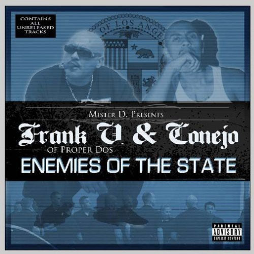 Frank V & Conejo - Enemies Of The State - Music CD