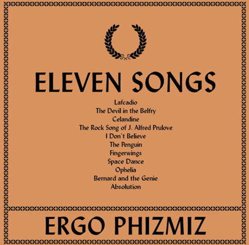 Phizmiz,ergo - Eleven Songs - Vinyl Record