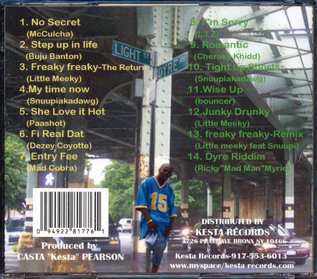 Buju Banton, Mad Cobra, Bouncer, Etc. - Kesta Presents Da Dyre Riddim Music CD