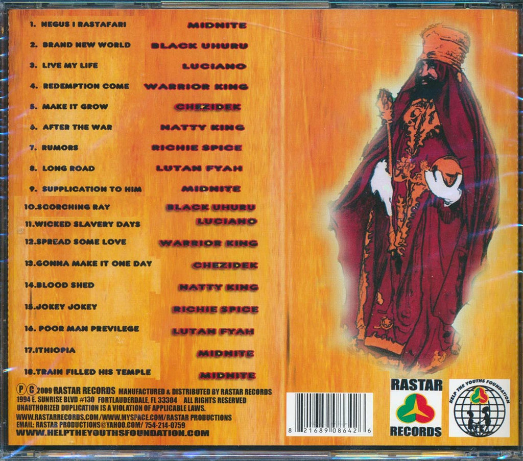 Midnite, Black Uhuru, Richie Spice, Luciano, Etc. - Defender Of The Faith Music CD