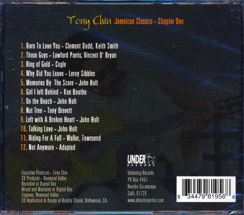 Tony Chin - Jamaican Classics Chapter 1 Music CD