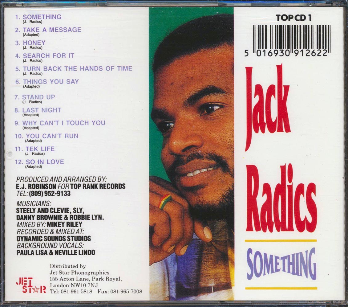 Jack Radics - Something Music CD