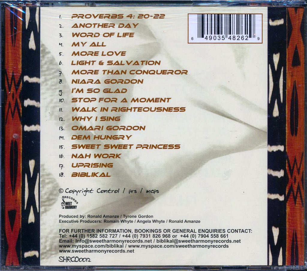 Biblikal - Word Of Life Music CD