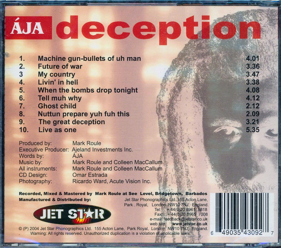 Aja - Deception Music CD