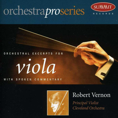 Vernon,robert - Orchestral Excerpts For Viola - Music CD