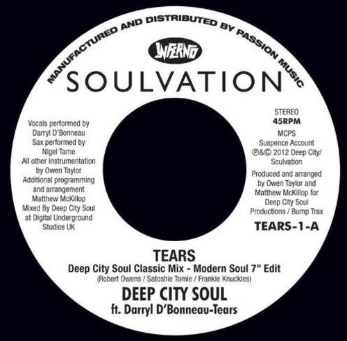 Tears - Deep City Soul - Vinyl Record