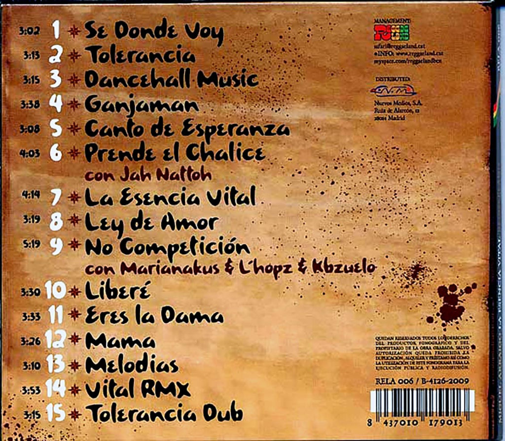 Miguel Arraigo - La Esencia Vital Music CD