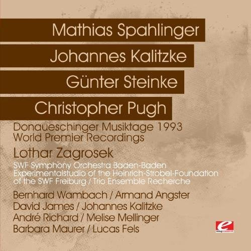 Donaueschinger Musiktage 1993 - Donaueschinger Musiktage 1993 - Music CD