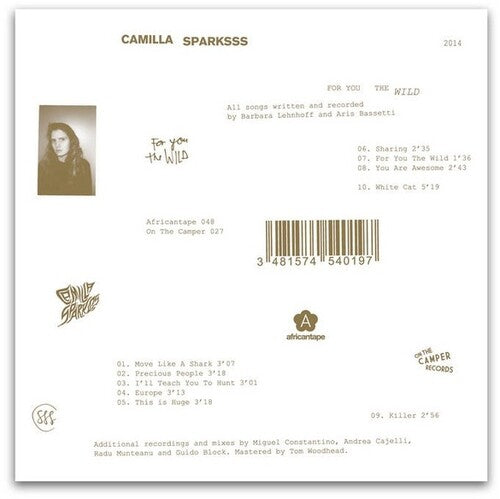 Camilla Sparksss - For You The Wild - Music CD