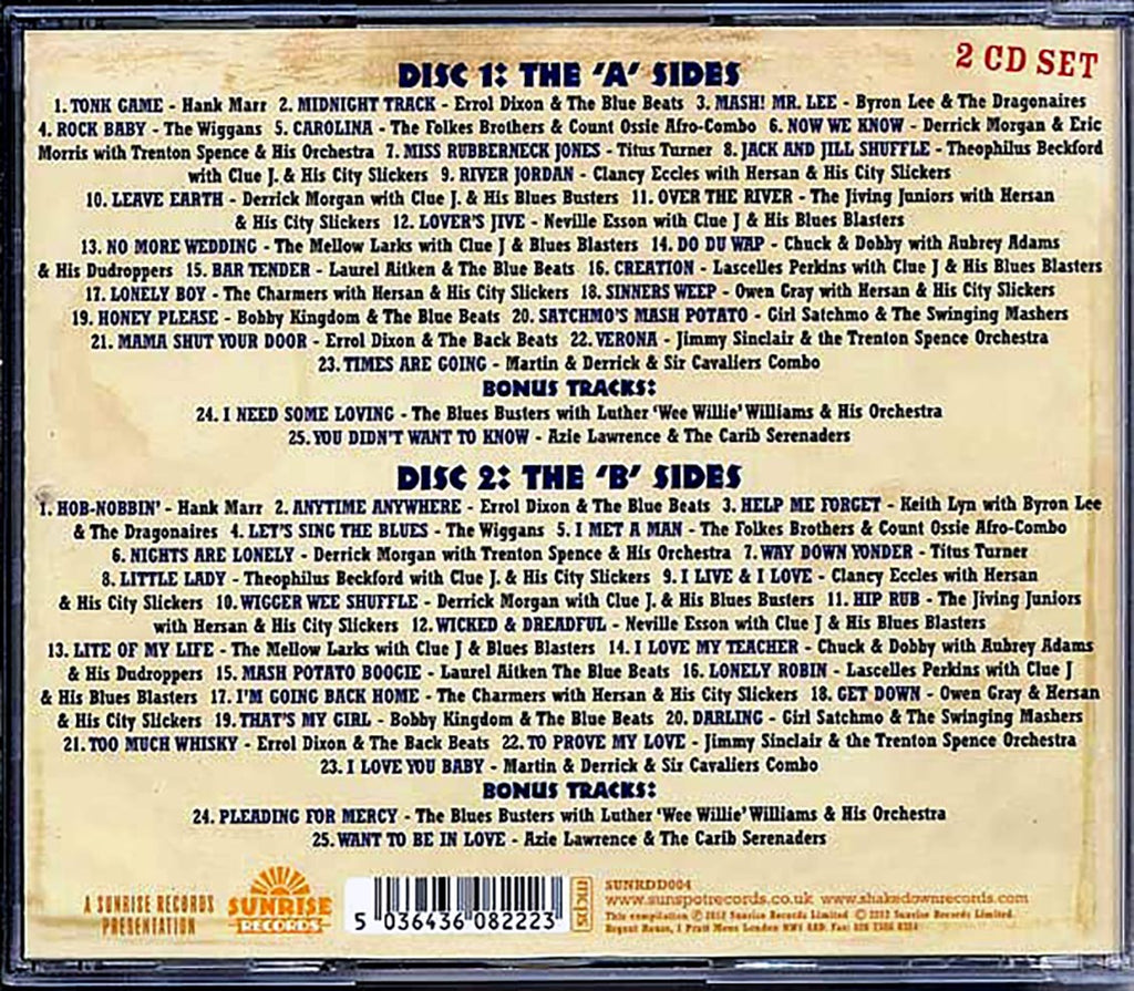 Laurel Aitken, Theo Beckford, Owen Gray, Derrick Morgan, Etc. - The Story Of Blue Beat: The Best In Ska 1961 Part 1 (50 tracks) (2xCD) Music CD