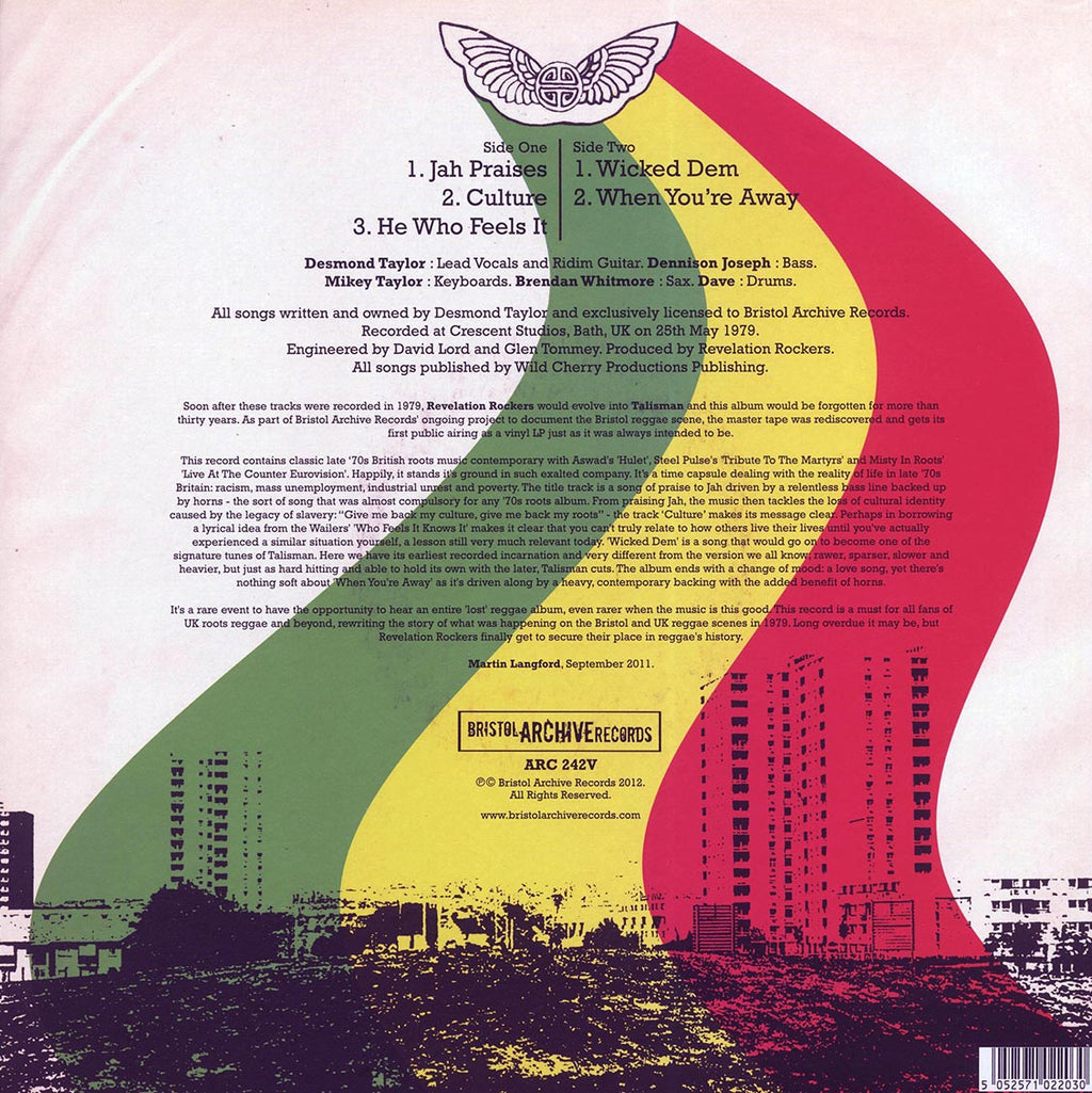 Revelation Rockers - Jah Praises (2012 FIRST PRESS) Vinyl Record