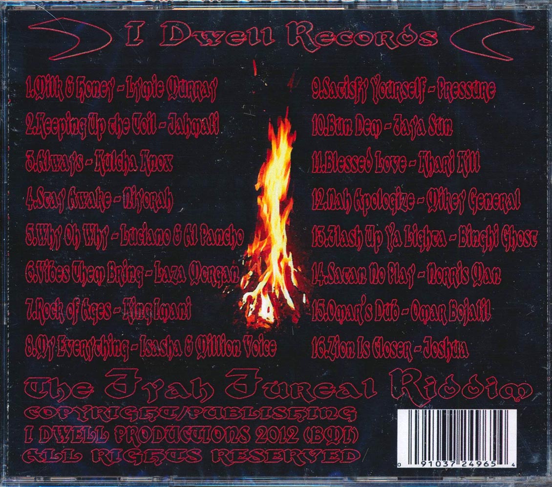Pressure, Mikey General, Luciano, Jahmali, Etc. - Fyah Fureal Riddim (rhythm: "Fyah Fureal") Music CD