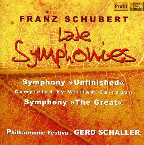 Schubert / Philharmonie Festiva - Late Symphonies - Music CD