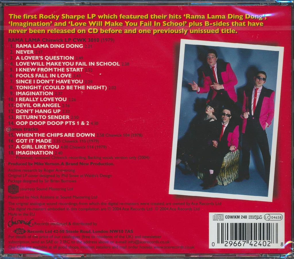Rocky Sharpe & The Replays - Rama Lama Ding Dong Music CD