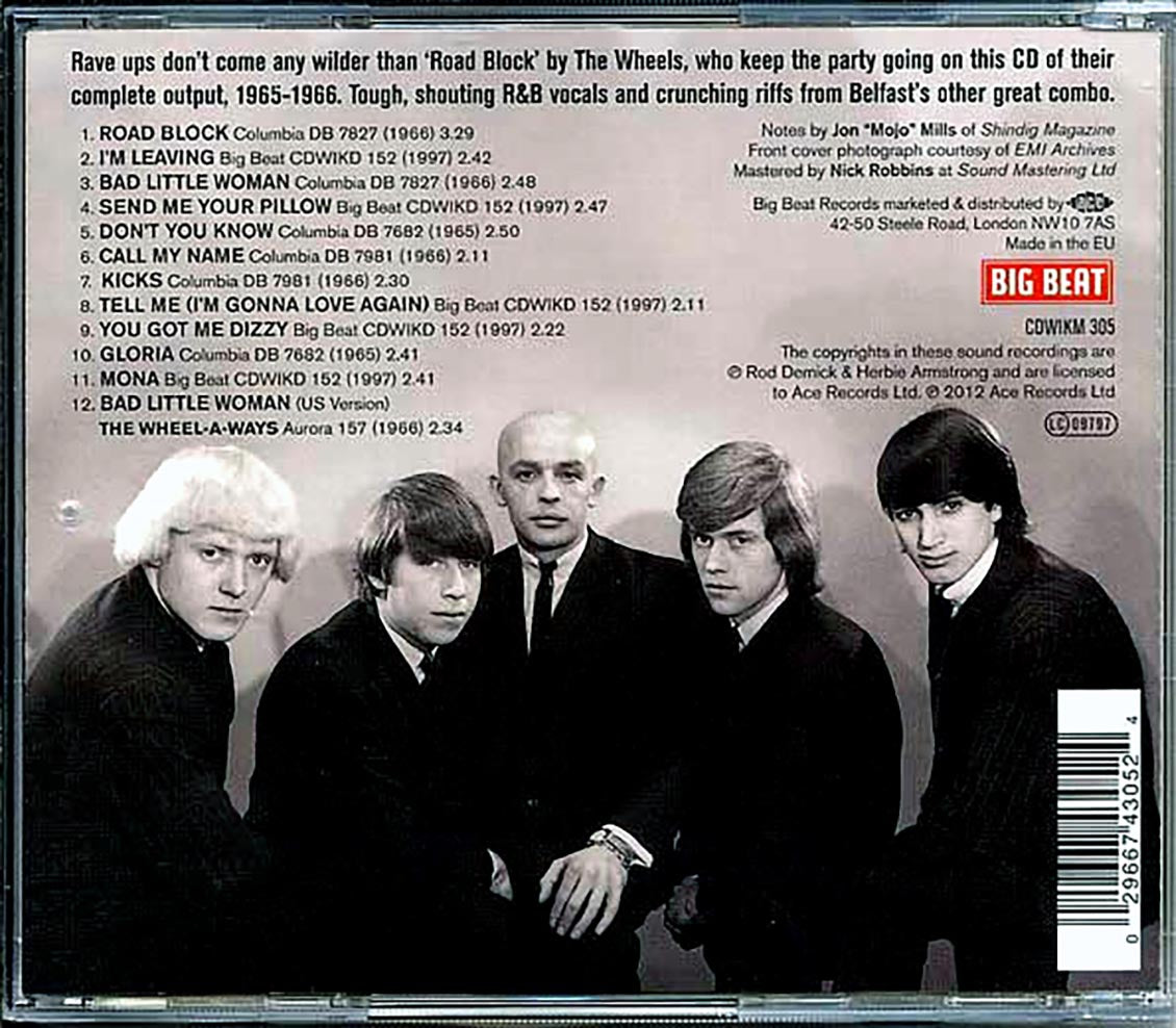 The Wheels - Road Block Music CD